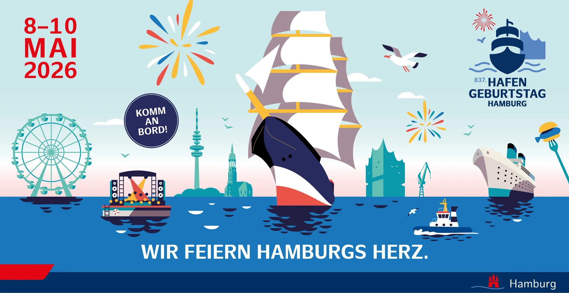 elbmeile Hamburg e.V. 10 Hamburger Hafengeburtstag 2026